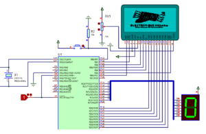 Projet Afficheur graphique GLCD 64x128 avec PIC16F877 et interruption