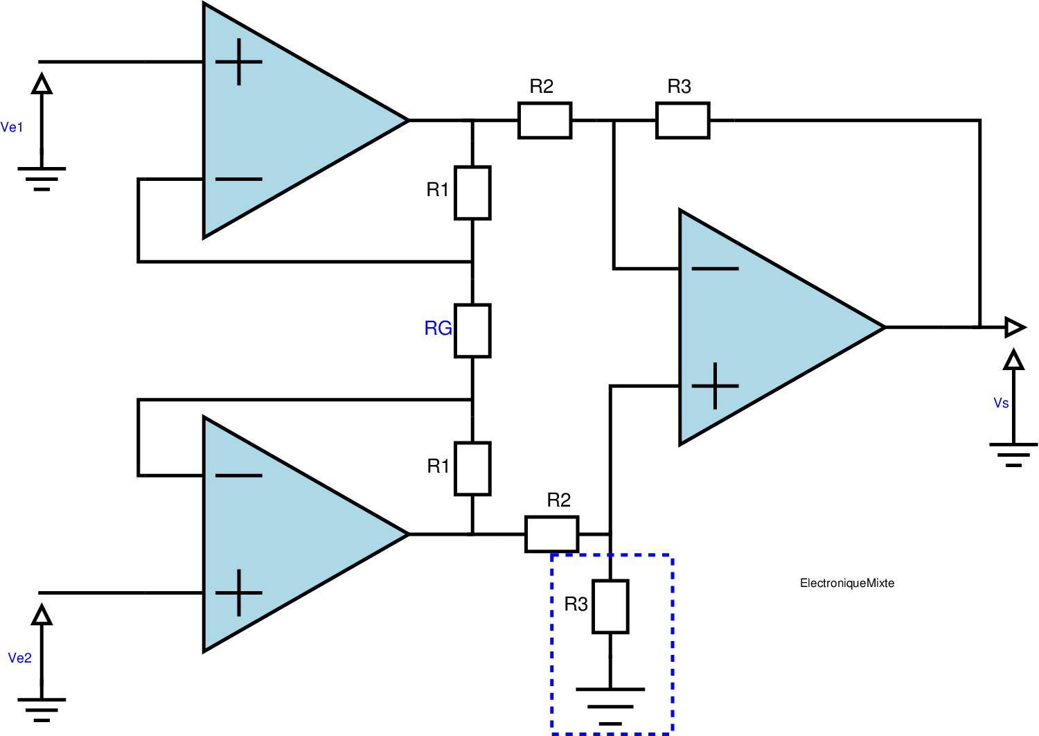 amplificateur d'instrumentation