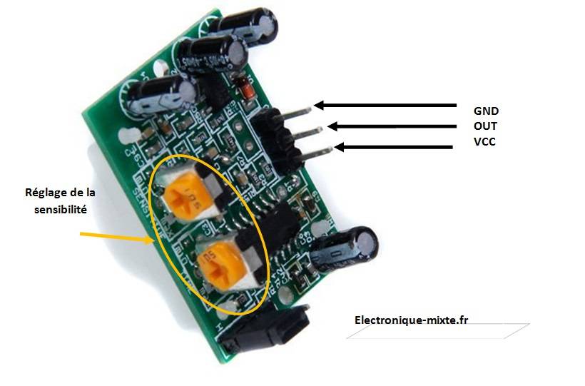  Projet électronique détecteur PIR Avec Arduino 