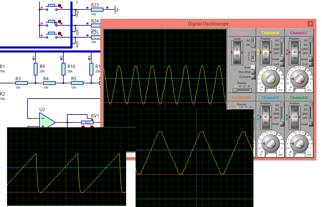 signaux bande passante Générateur des signaux à base du PIC16877 à fréquence fixe