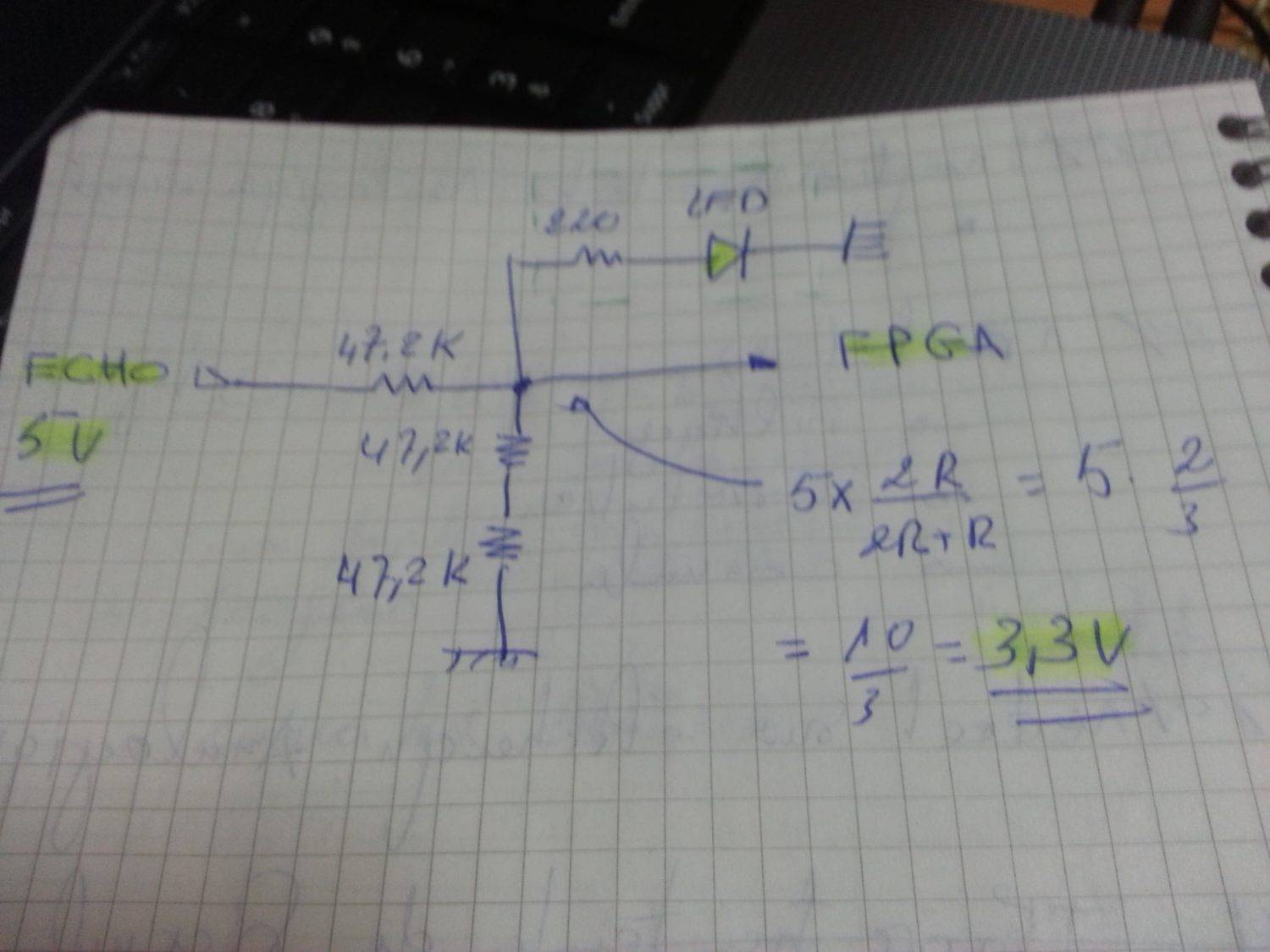 Projet électronique FPGA 4 1 sur 3 Capteur de distance ultrasonique à base du FPGA et Arduino - capteur adaptation