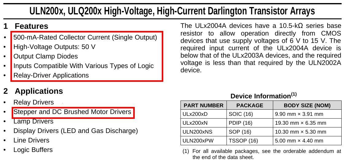 Projet électornique : Commande d'un moteur pas à pas 4 phases avec Arduino - uln2003 2