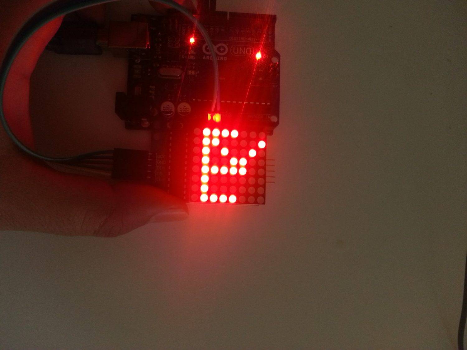 Projet électronique Gestion d'une matrice des LED avec Arduino - photos projet 7