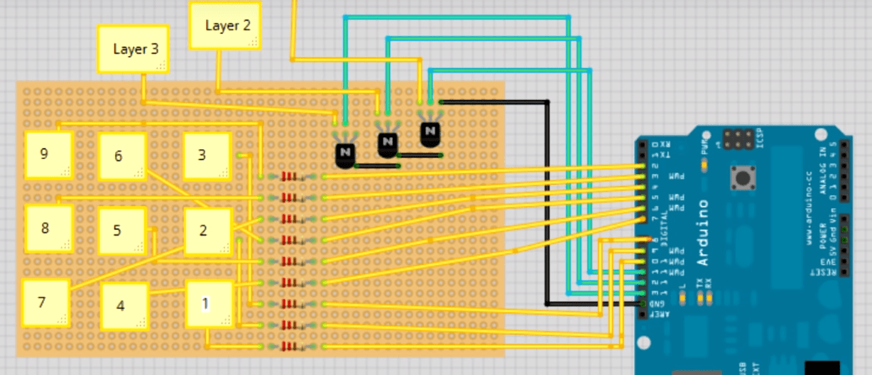 LED CUBE AVEC ARDUINO