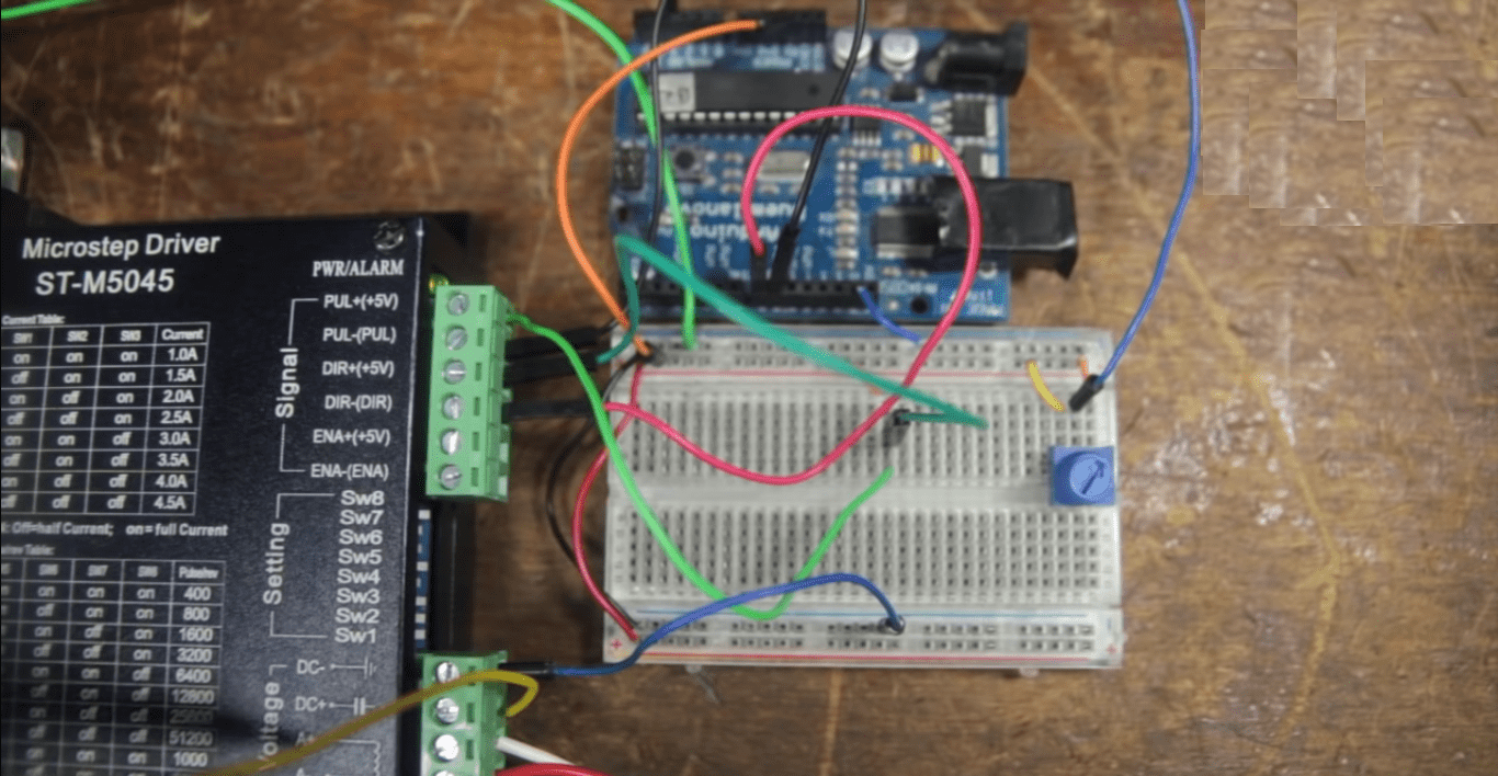 moteur pas à pas avec arduino commande