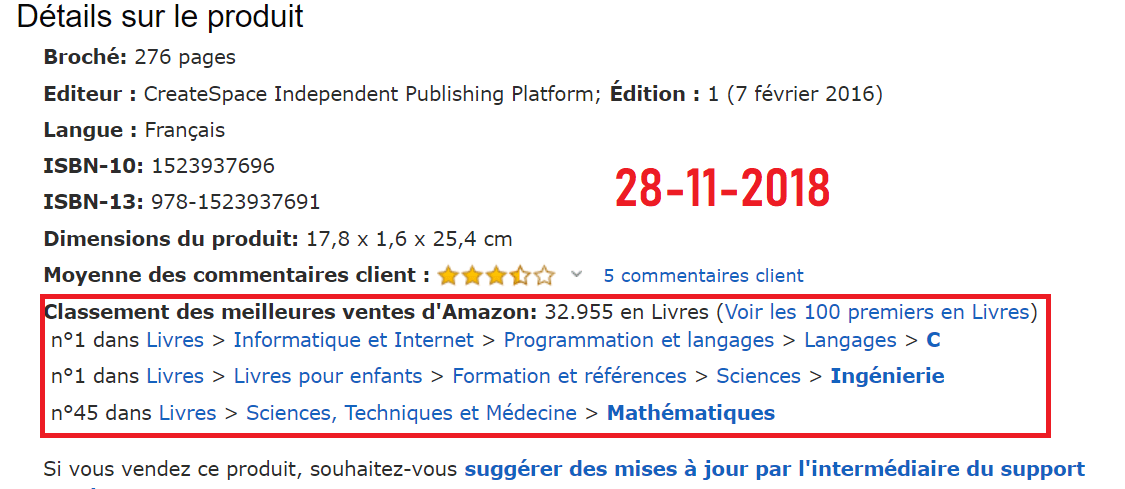 Amazon Langage C et VHDL pour les débutants 1