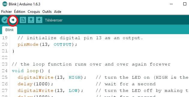 Téléverser le code