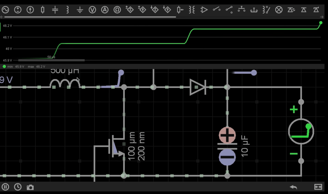 simulation hacheur