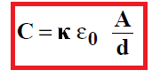 formule capacité condensateur