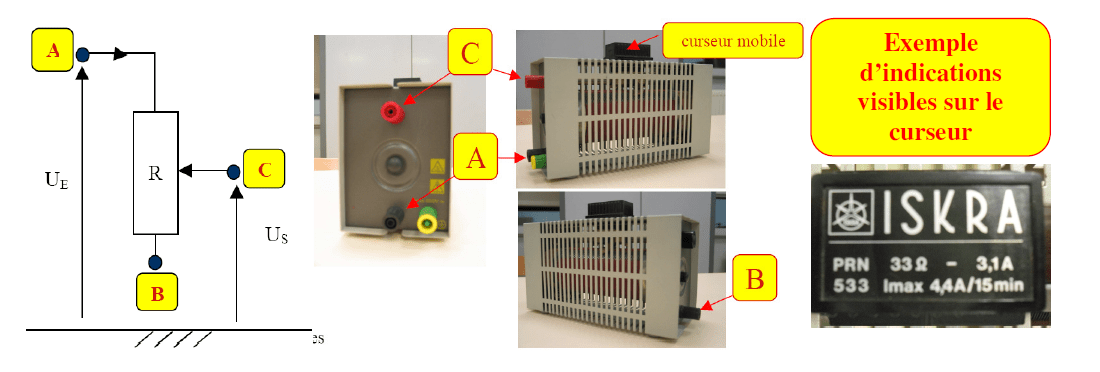 schéma du rhéostat