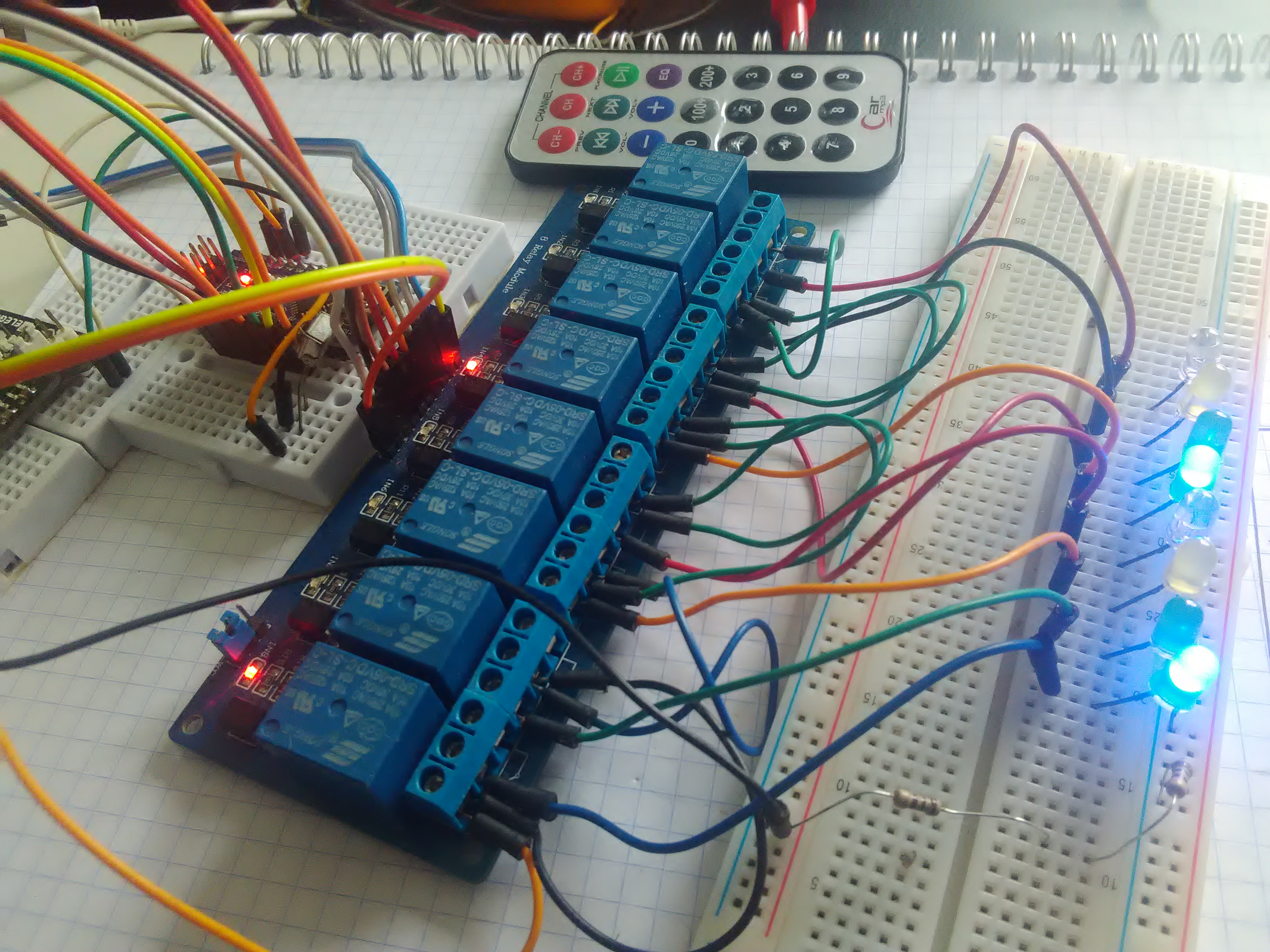 Module de relais électronique sans fil multicanaux avec Arduino (3)