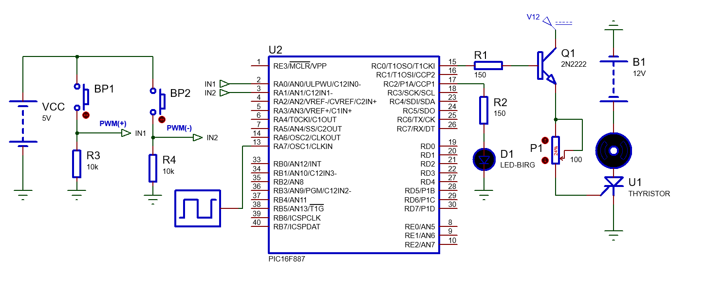 Montage Variateur de vitesse