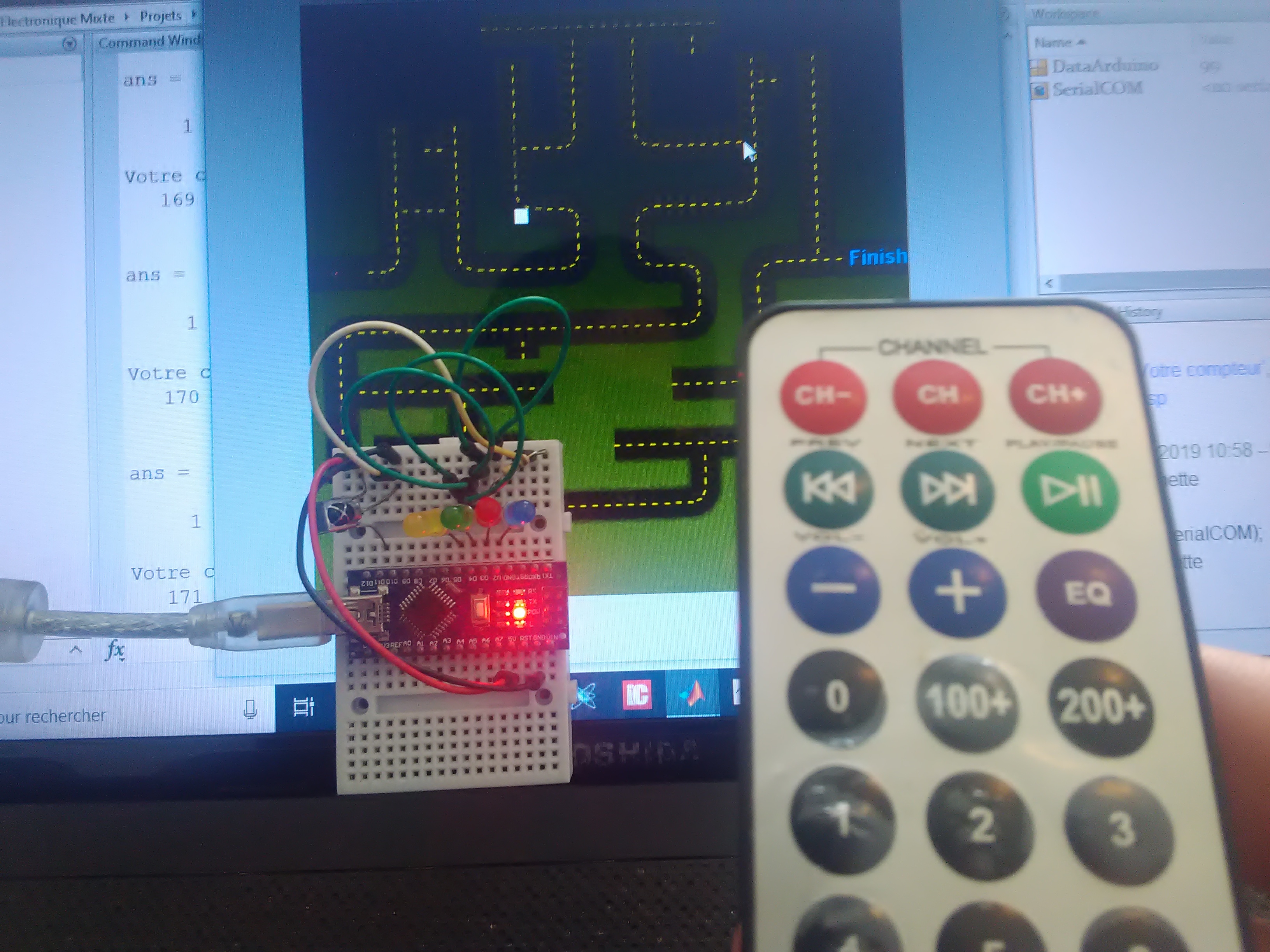 Photos Projet Manette de jeu infrarouge avec Arduino (2)