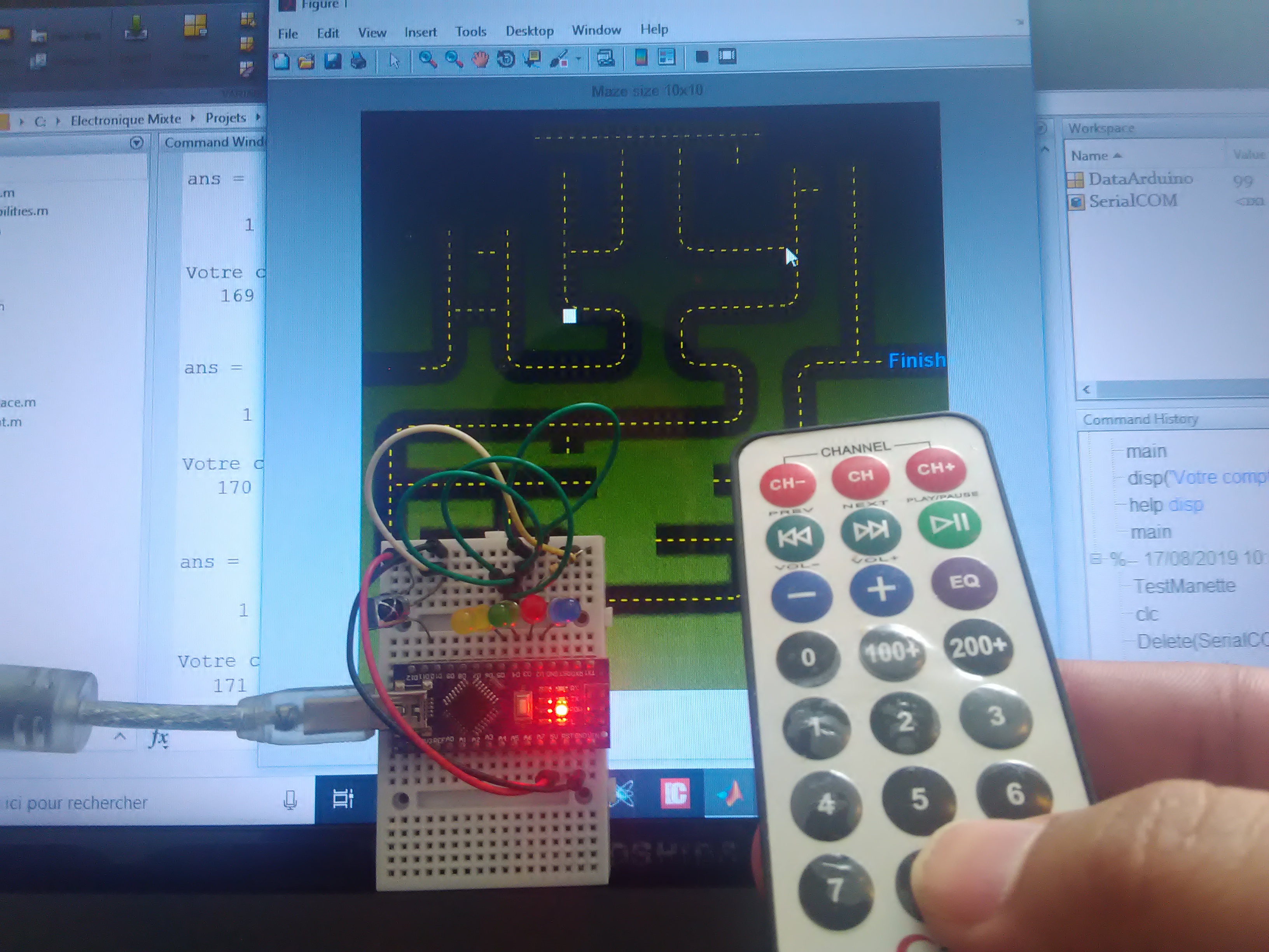 Photos Projet Manette de jeu infrarouge avec Arduino (3)