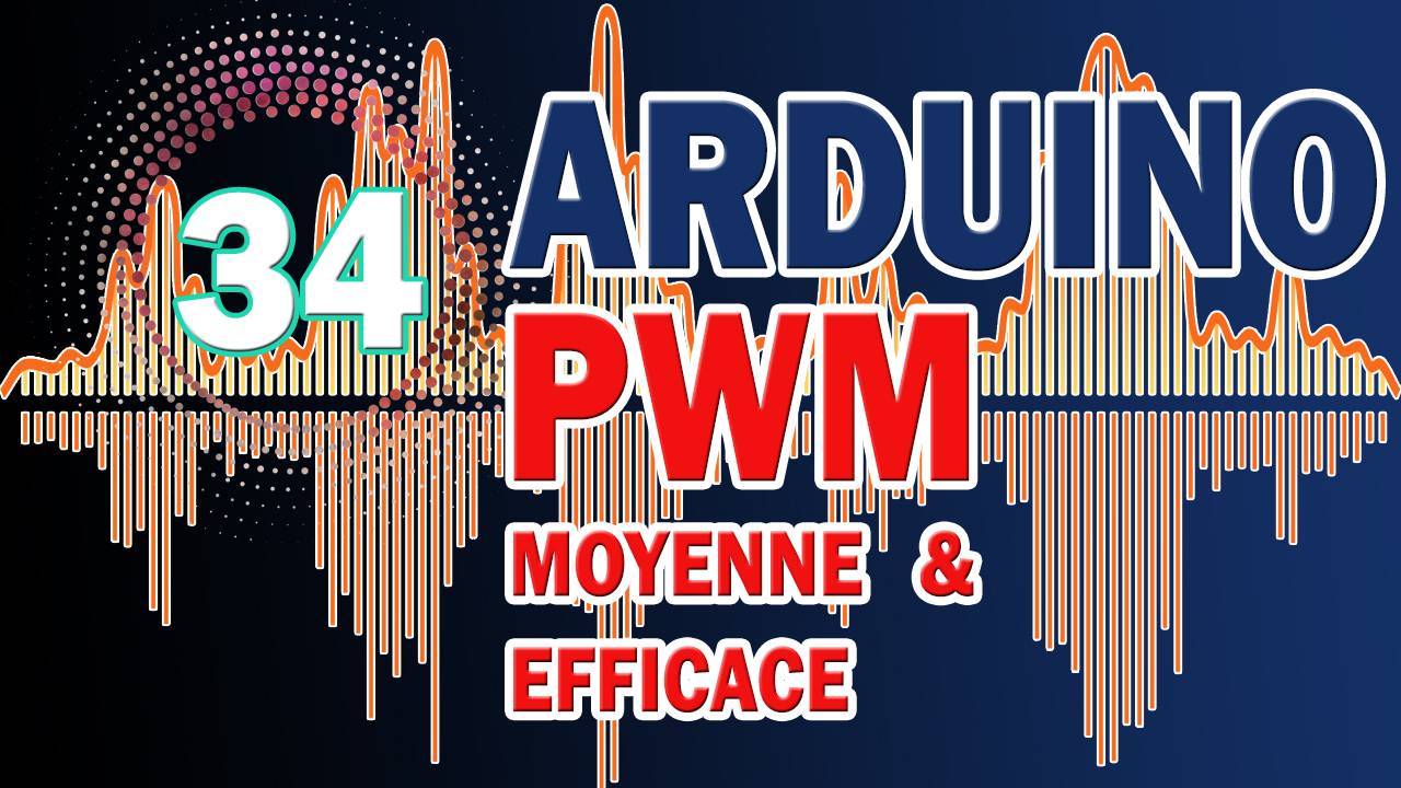 PWM la valeur moyenne et la valeur efficace avec Arduino