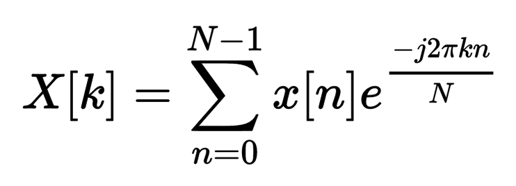 formule transformée de fourrier descrete