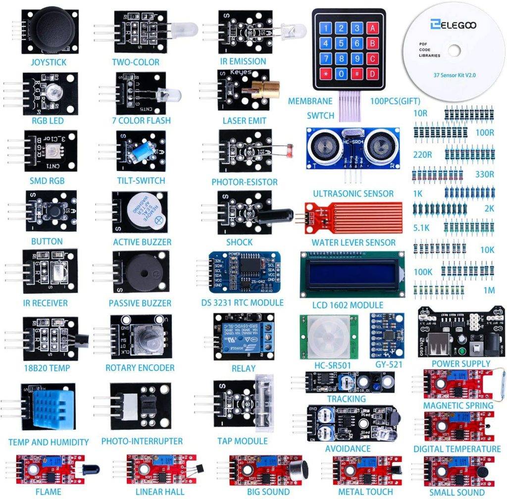Les capteurs avec arduino cours projets